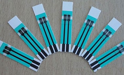 血糖試紙切割（打標）劃線(xiàn)—紫外激光打標機