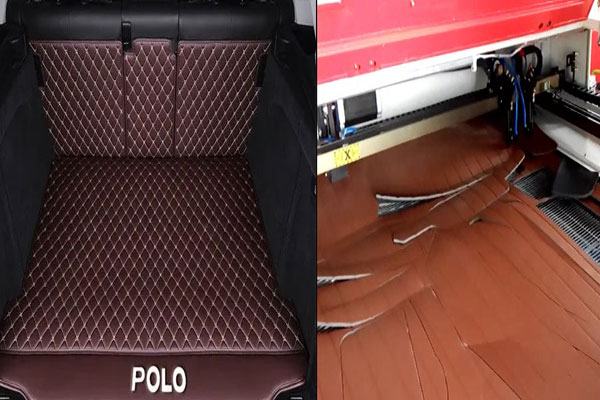 汽車(chē)尾箱墊激光裁剪